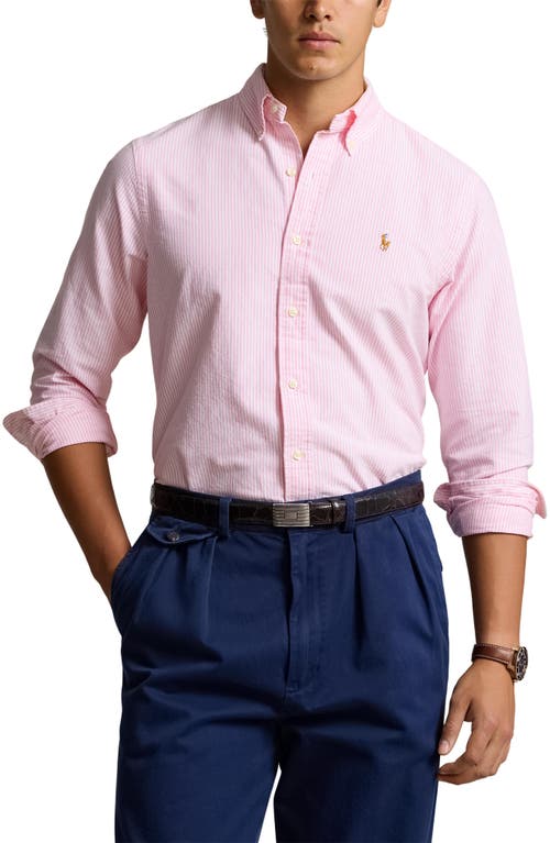 POLO RALPH LAUREN POLO RALPH LAUREN STRIPE CLASSIC FIT OXFORD BUTTON-DOWN SHIRT