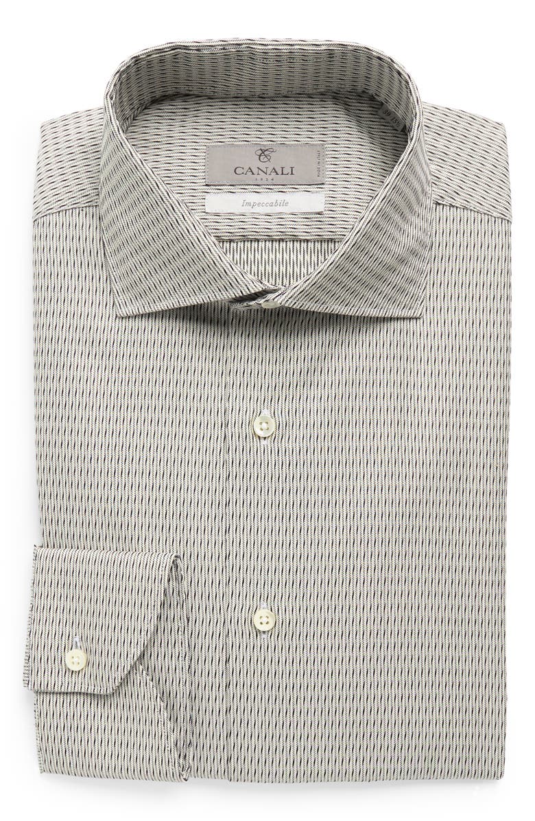 Canali Impeccabile Cotton Dress Shirt, Main, color,