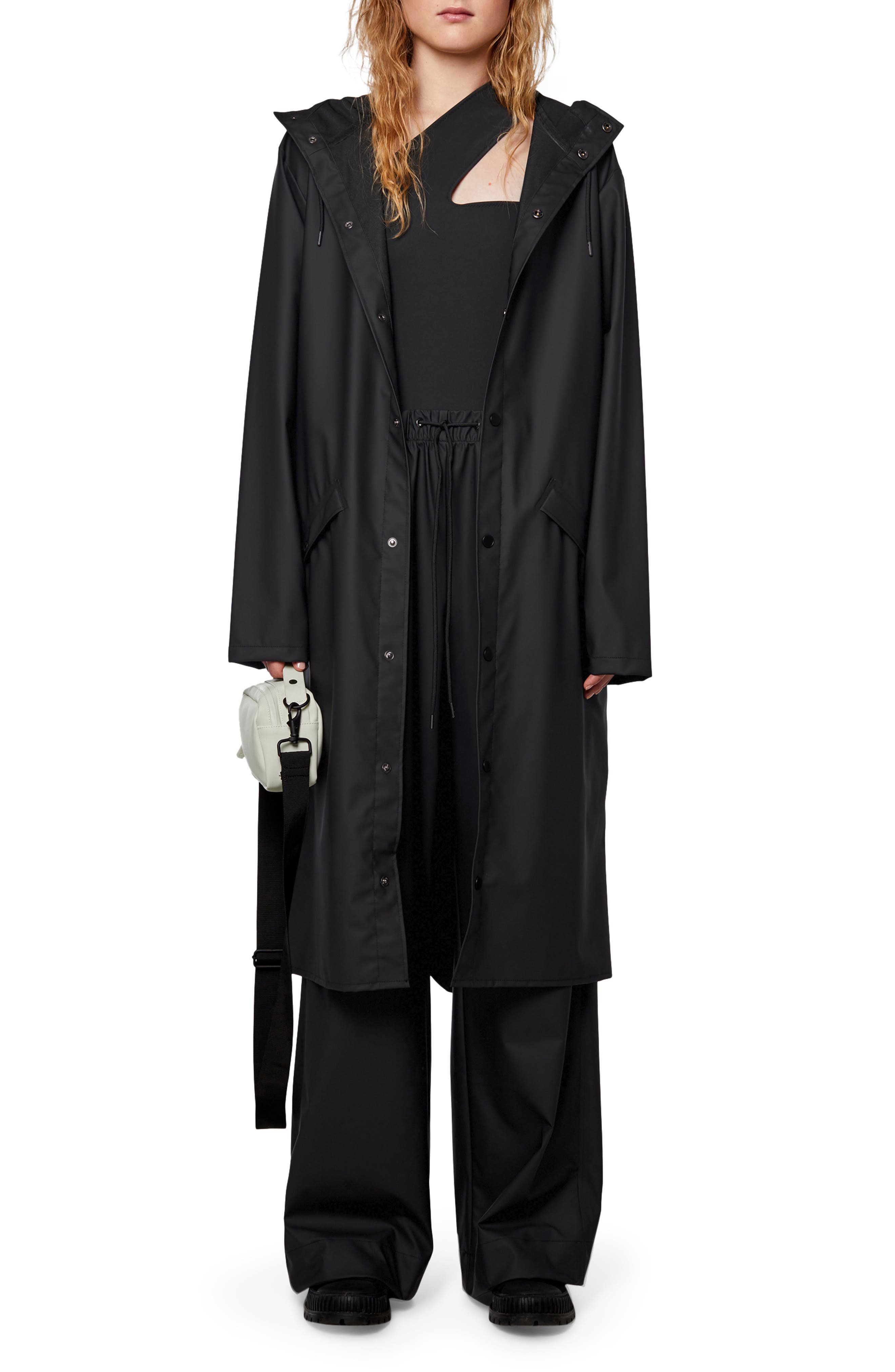Waterproof Hooded Long Jacket