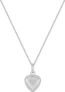 Bony Levy 14K Gold Petite Textured Heart Pendant Necklace