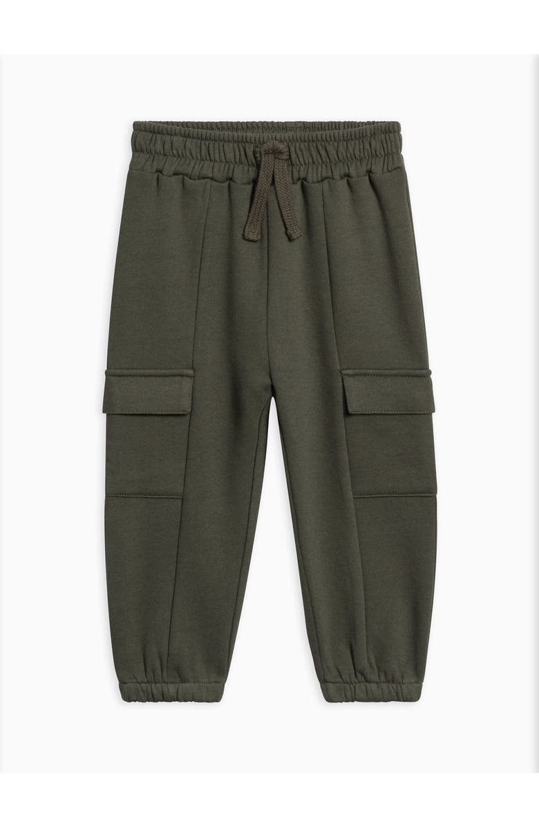 Kendi Dallis Fleece Cargo Sweatpants, Main, color, Pine