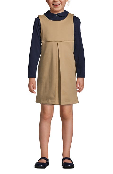 Girls Ponte Pleat Jumper