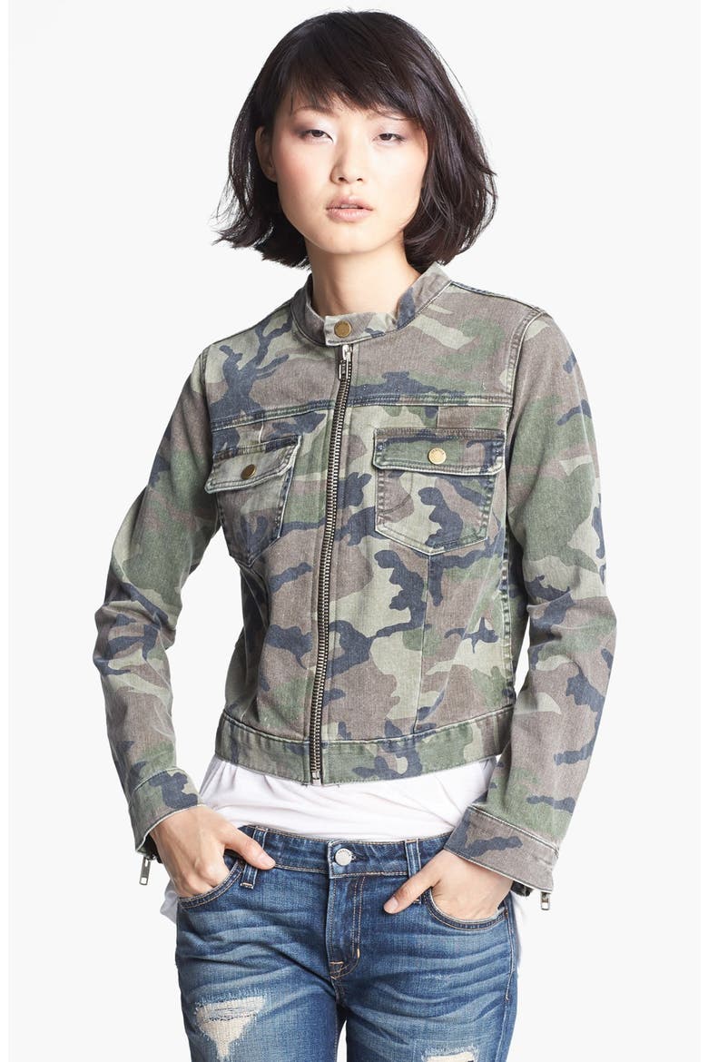 'Wesley' Camo Jacket, Alternate, color, OLIVE CAMO