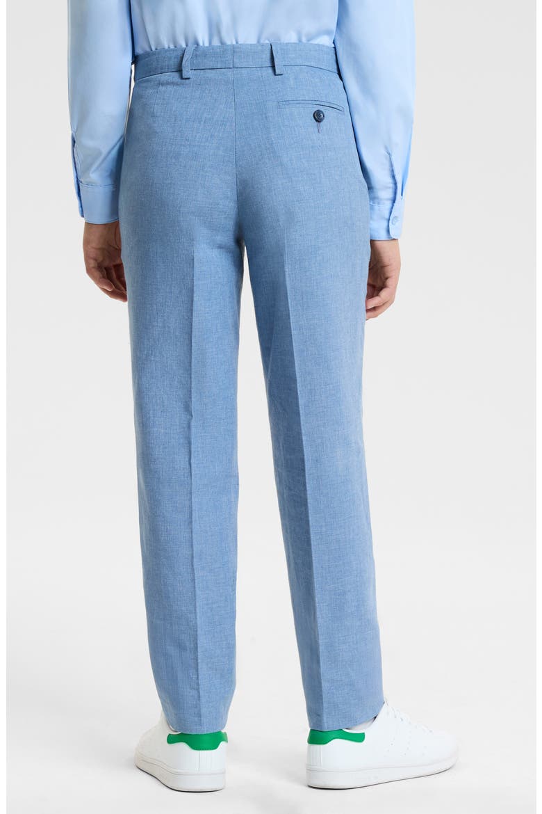 Kids' Linen Blend Suit Pants, Alternate, color, BLUE