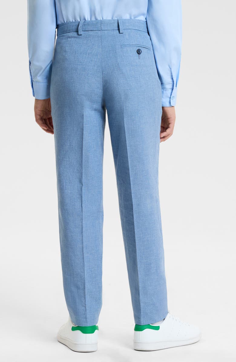 Michael Kors Kids' Linen Blend Suit Pants, Alternate, color, Blue