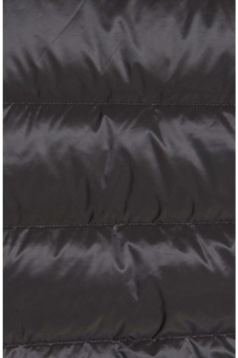 Smethwick Archive Logo Quilted Down Puffer Coat, Alternate, color, BLACK