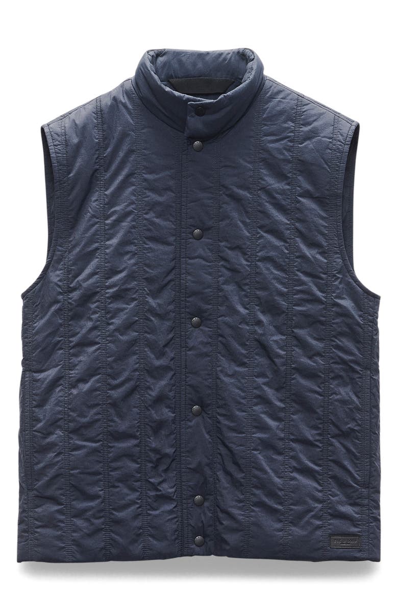 rag & bone Maxwell Quilted Nylon Vest, Alternate, color, 