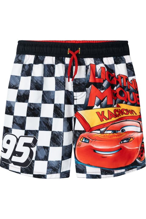 Cars Lightning McQueen UPF 50+ Swimwear Swim Trunks