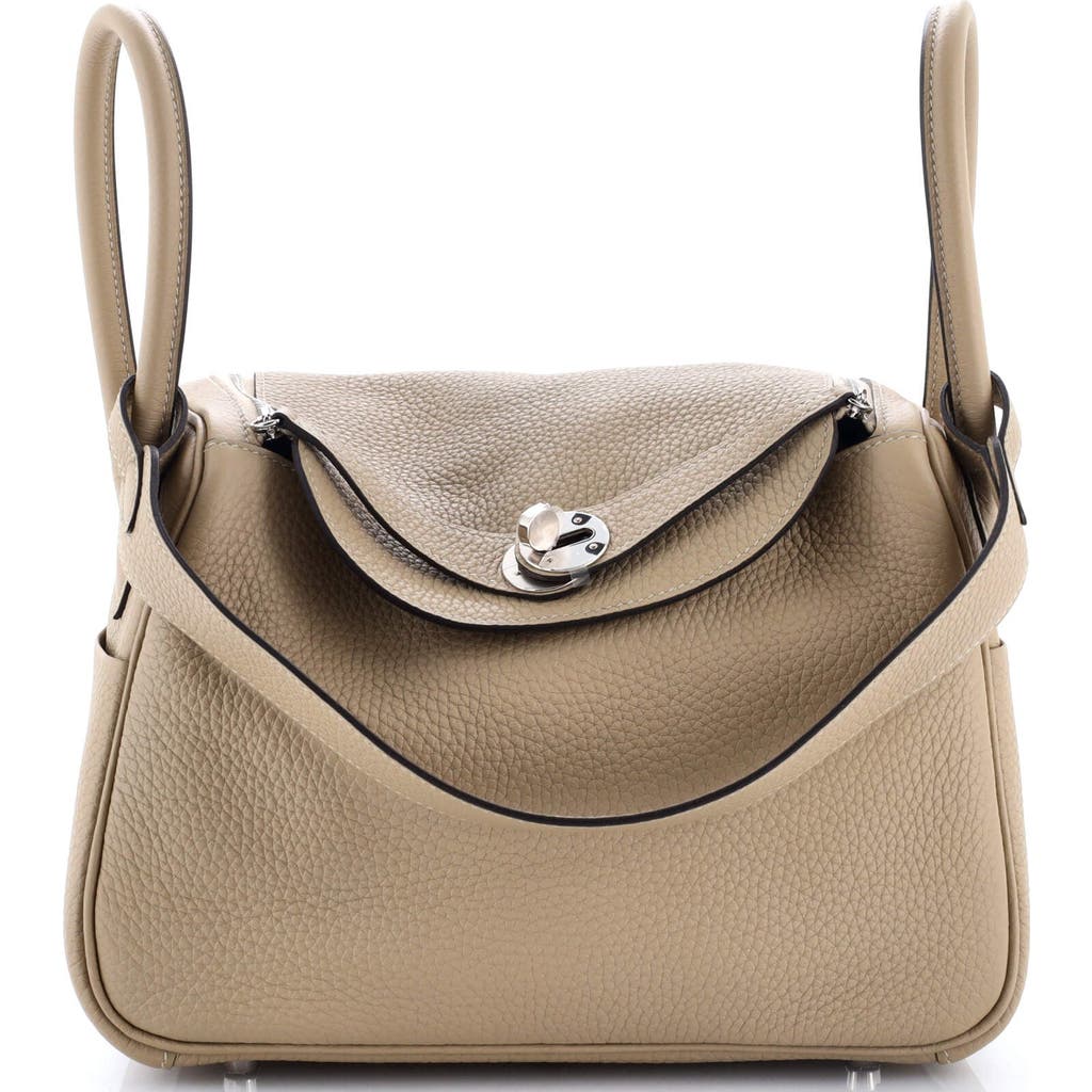 Pre-owned Hermes Hermes Lindy Bag Clemence 26 In Brown