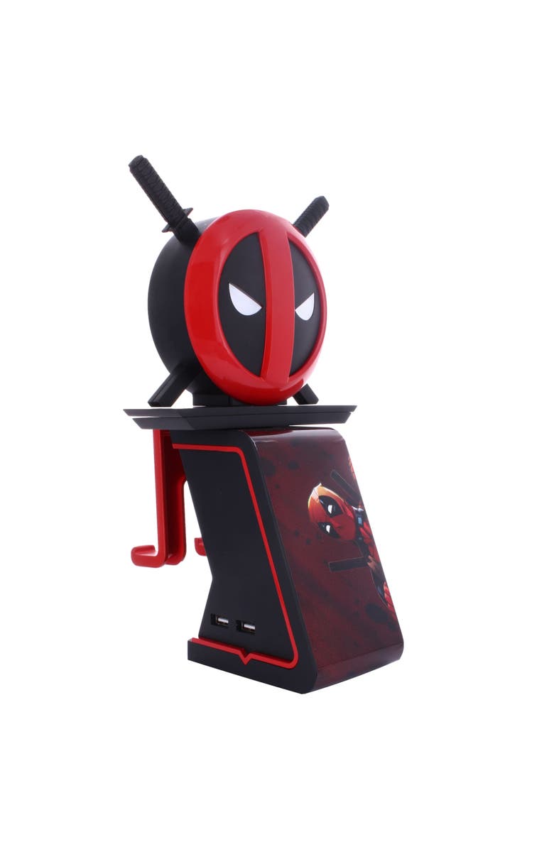 Exquisite Gaming Cable Guys Led Ikons Marvel Deadpool Phone & Controller Holder, Main, color, Multicolored