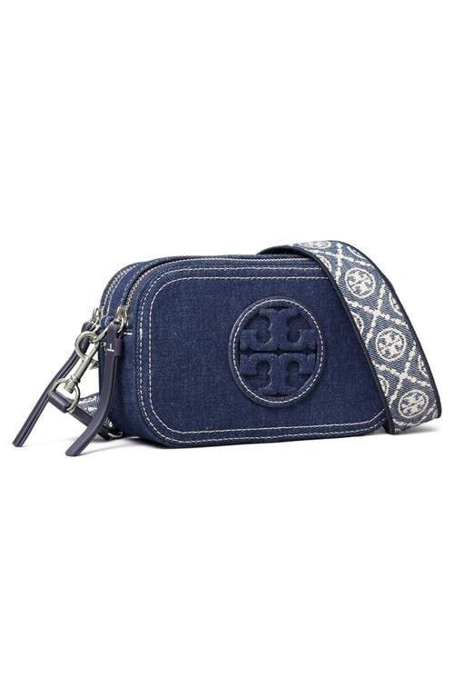 Tory Burch Mini Miller Denim Crossbody Bag