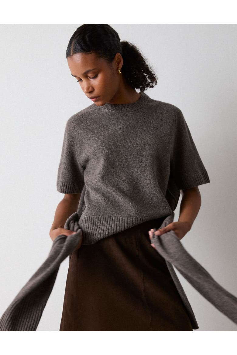 Wool Knitted Tee, Alternate, color, Neutral