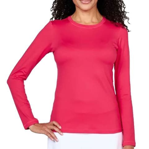 UV Colors Womens Long Sleeve Tennis Shirt