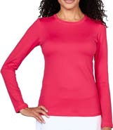 Sofibella UV Colors Womens Long Sleeve Tennis Shirt