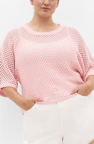 City Chic Open Stitch Sweater