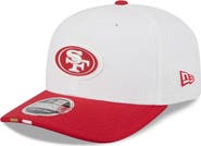 New Era Men's New Era White/Scarlet San Francisco 49ers 2025 NFL Training Camp 9SEVENTY Adjustable Hat