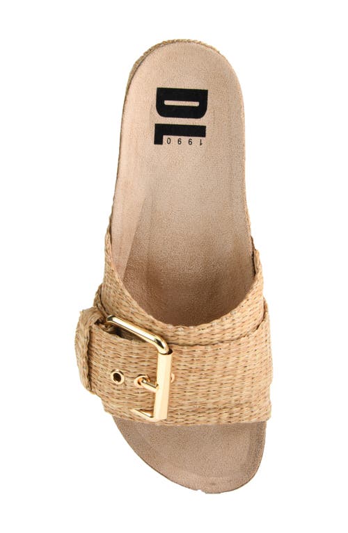 Dirty Laundry Palm Island Platform Slide Sandal In Natural