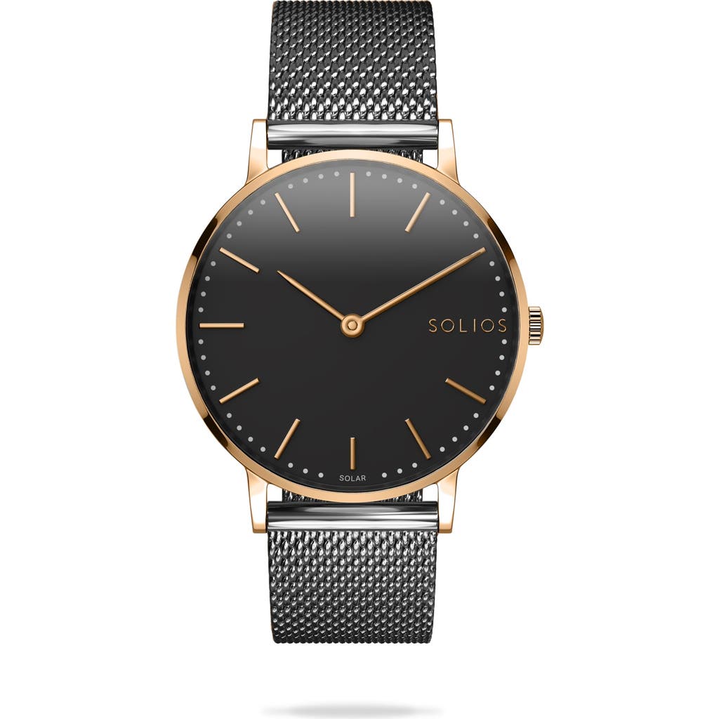 Solios Watches The Solar Classic | Black Dial