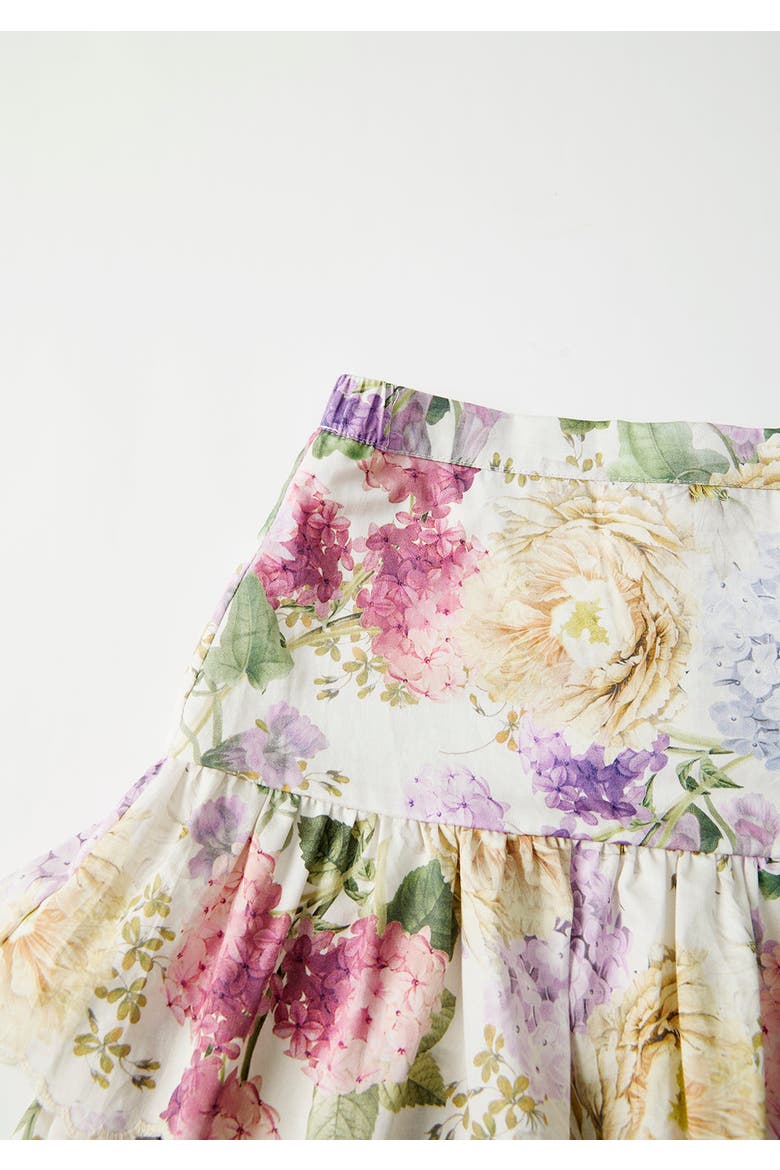 Seraphina Cotton Mini Skirt, Alternate, color, Floral