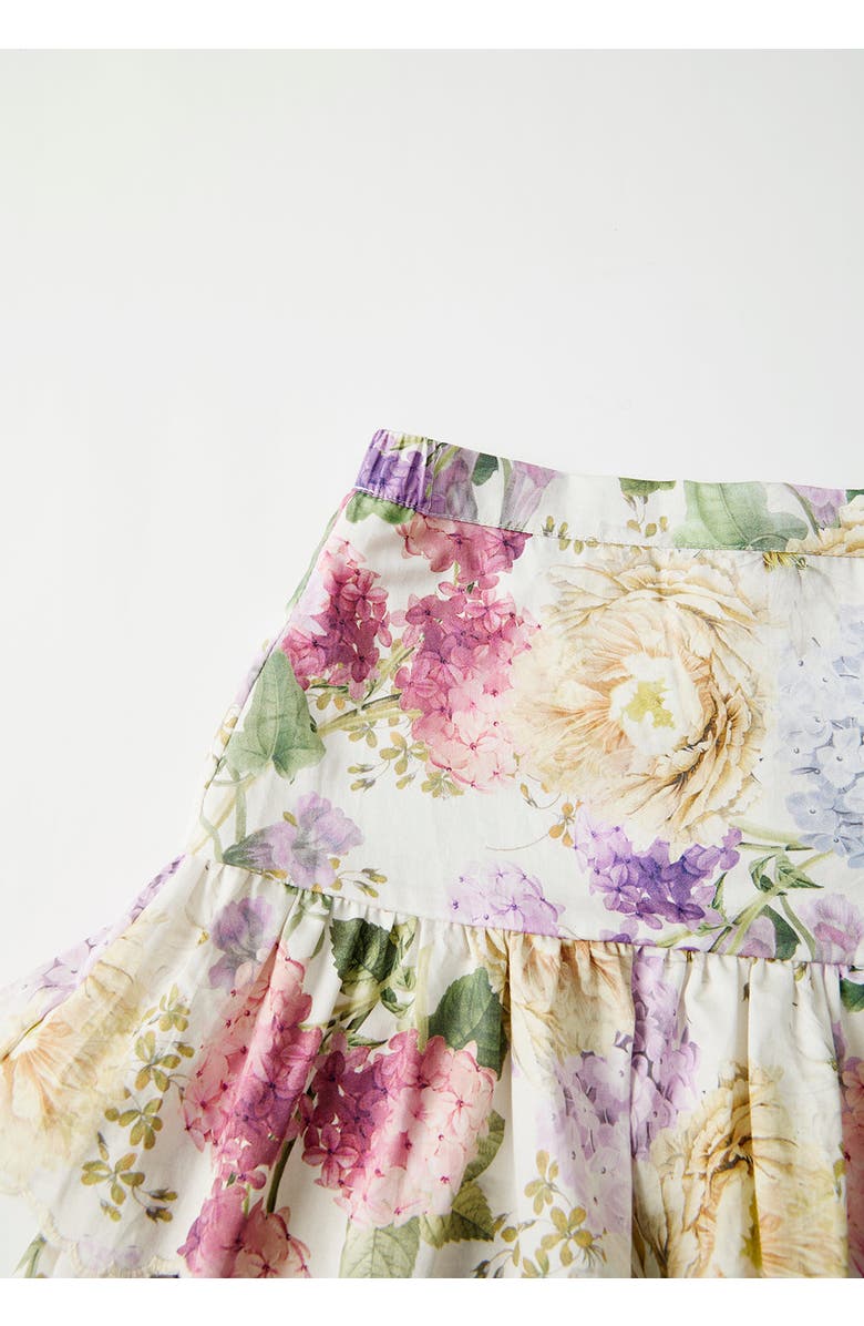 Marlo Kids Seraphina Cotton Mini Skirt, Alternate, color, 