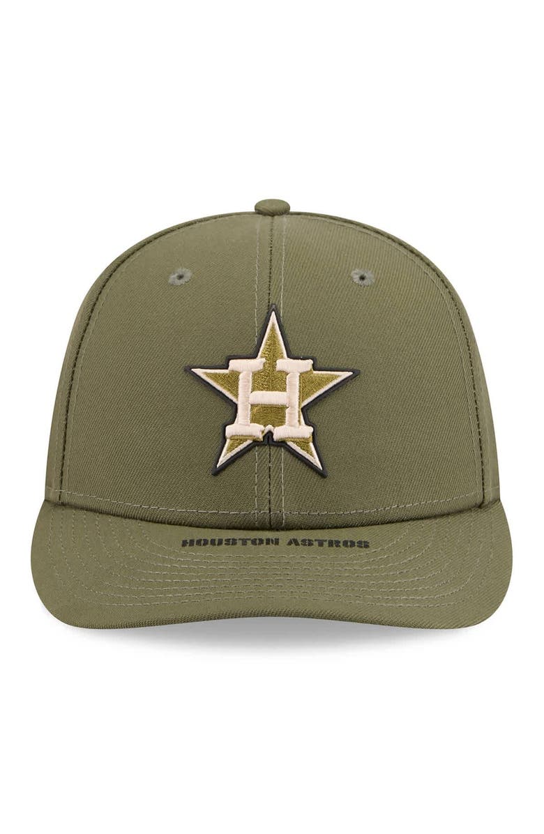 New Era Men's New Era  Olive Houston Astros 2026 Armed Forces Day Low Profile 59FIFTY Fitted Hat, Alternate, color, Olive