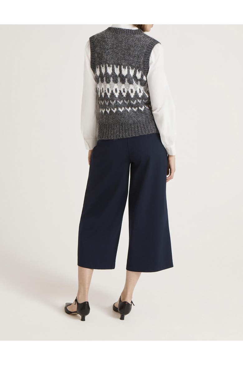 Knitted Vest, Alternate, color, Grey Marl