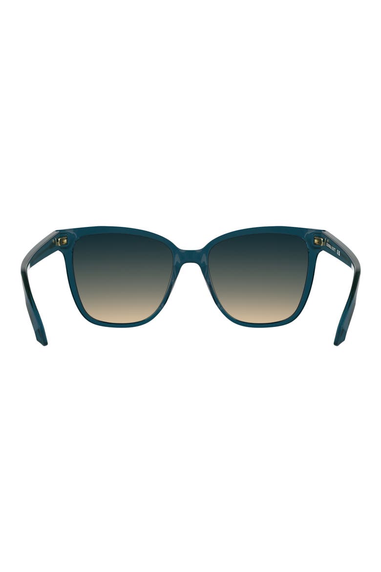 Dira 56mm Rectangular Sunglasses, Alternate, color, LIGHT BLUE
