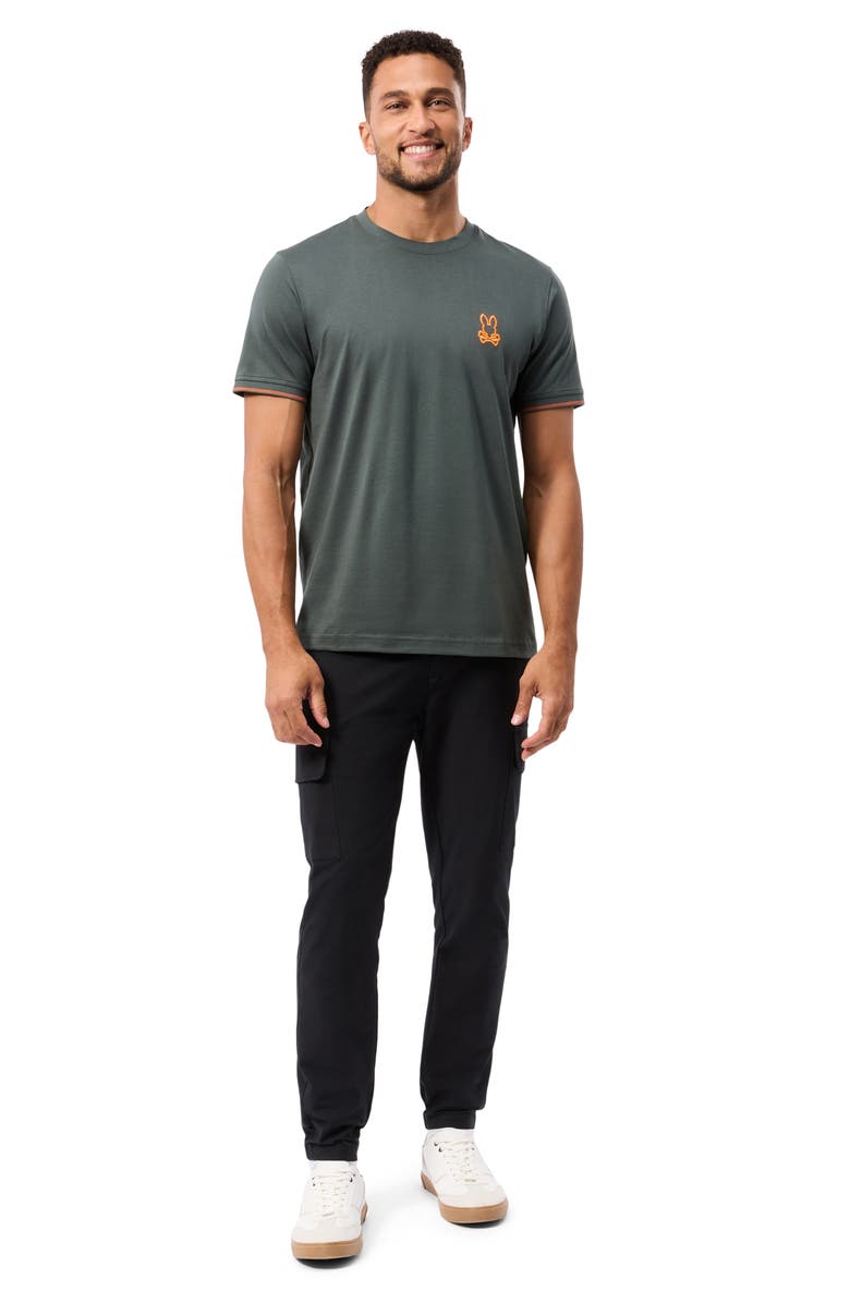 Psycho Bunny Stanwood Tipped Pima Cotton T-Shirt, Alternate, color, 