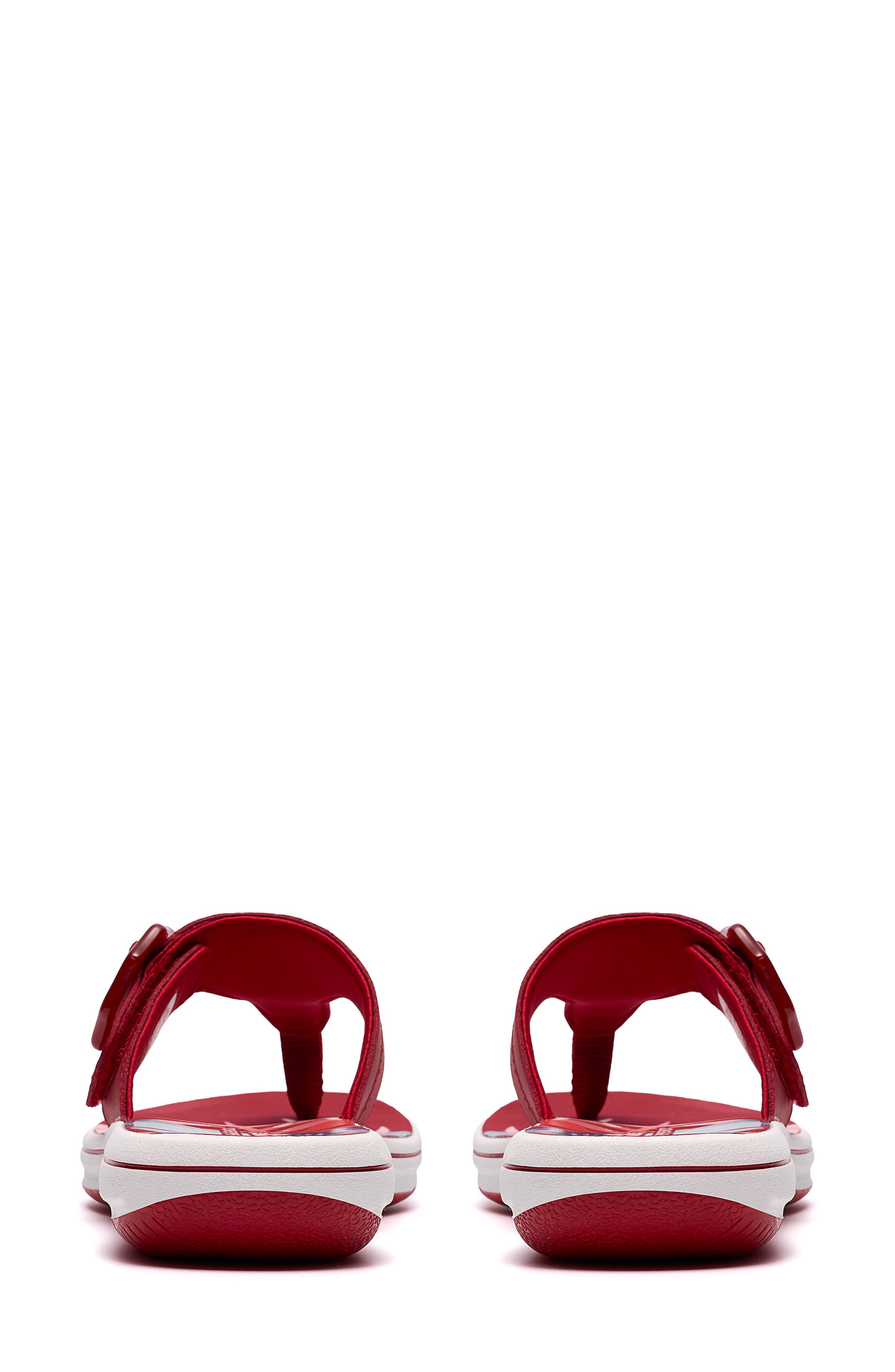 Breeze Cove Flip Flop, Alternate, color, CHERRY