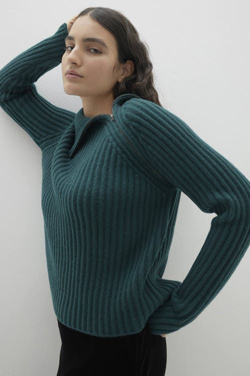 Naked Cashmere Aryana Cashmere Turtleneck In Green