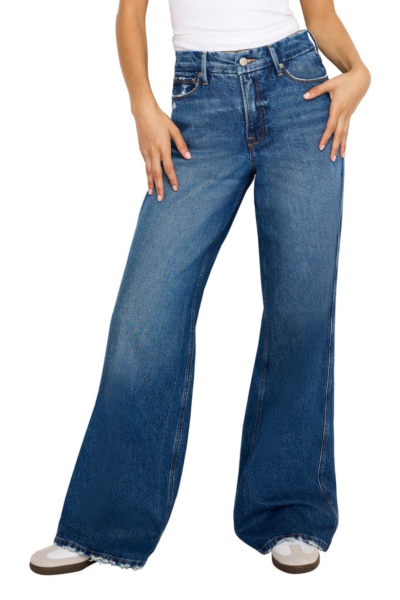 Good Skate High Waist Wide Leg Jeans, Main, color, INDIGO713