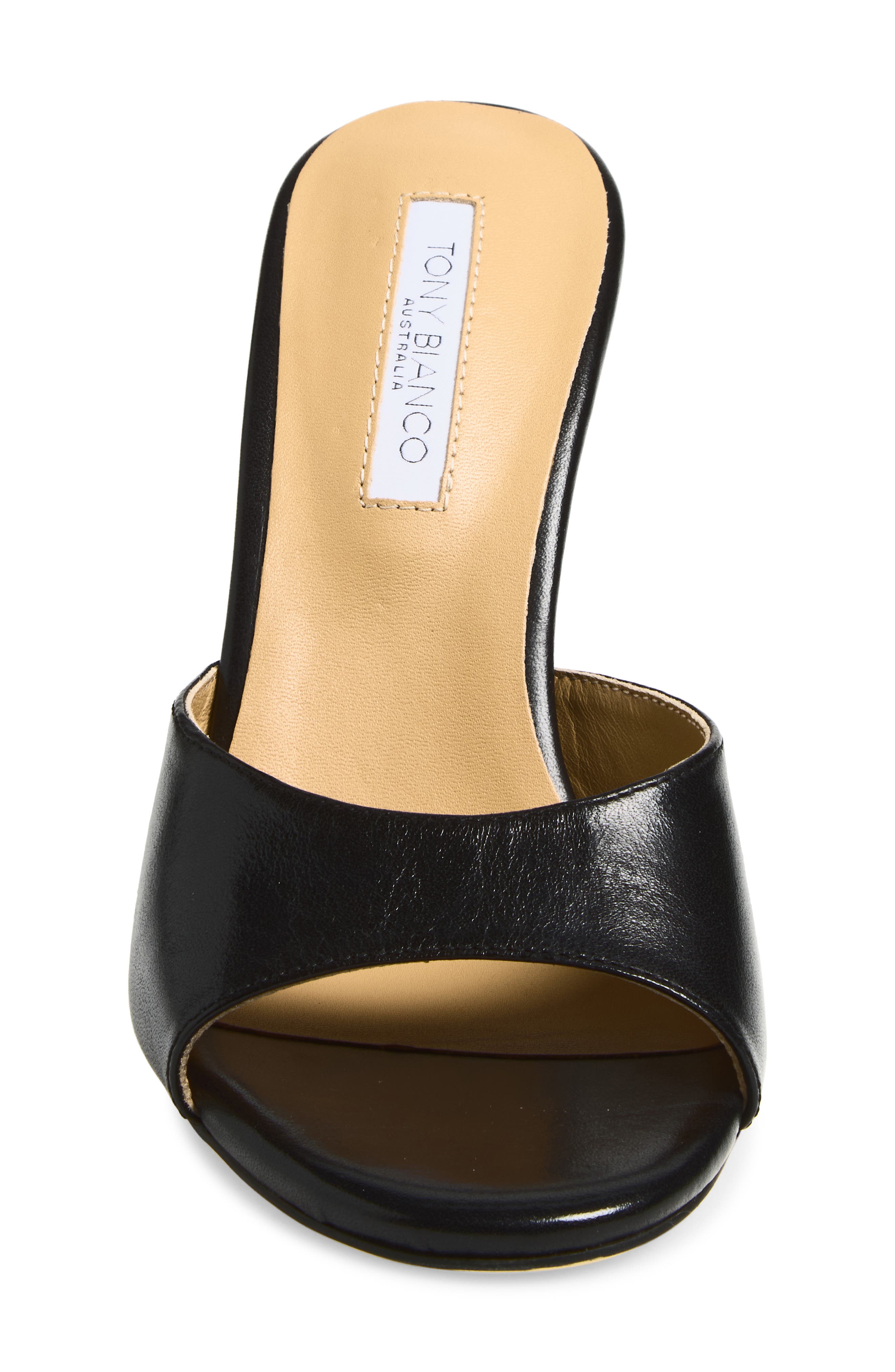 Tony Bianco Victoria Open Toe Slide Sandal, Alternate, color, Black Vintage