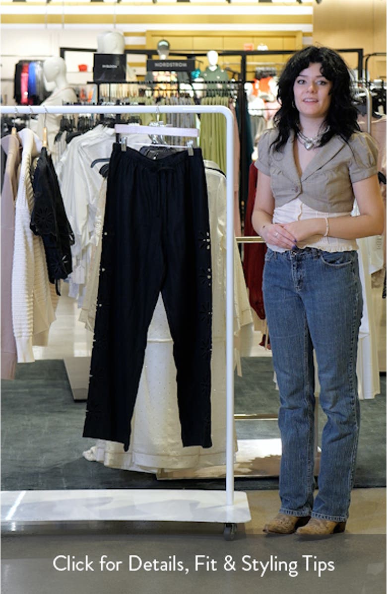 Emmie Linen Drawstring Pants, sales video thumbnail