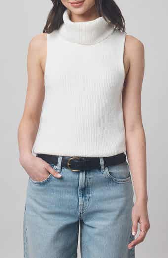 Splendid x @cellajaneblog Sleeveless Turtleneck Sweater