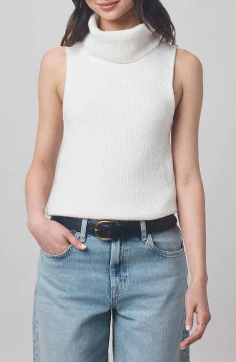 Splendid x @cellajaneblog Sleeveless Turtleneck Sweater