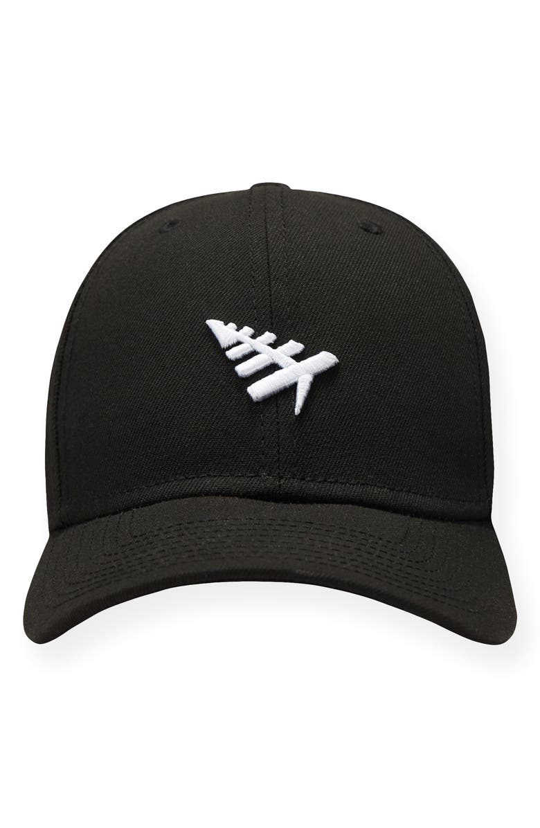 PAPER PLANES Icon II Dad Twill Hat, Main, color, Black