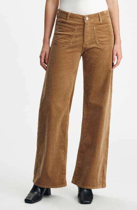 Paloma Marine Wide Leg Corduroy Pants