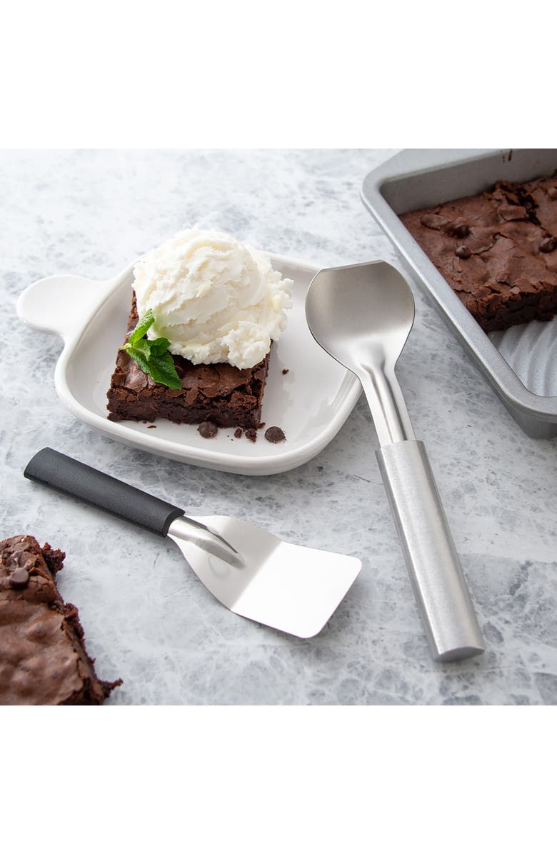 Rada Cutlery 2-Inch Mini Server Solid Turner Spatula, Alternate, color, Black