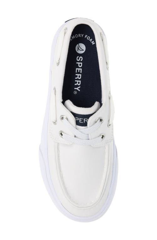 Sperry Kids' Bahama 2.0 Sneaker In White