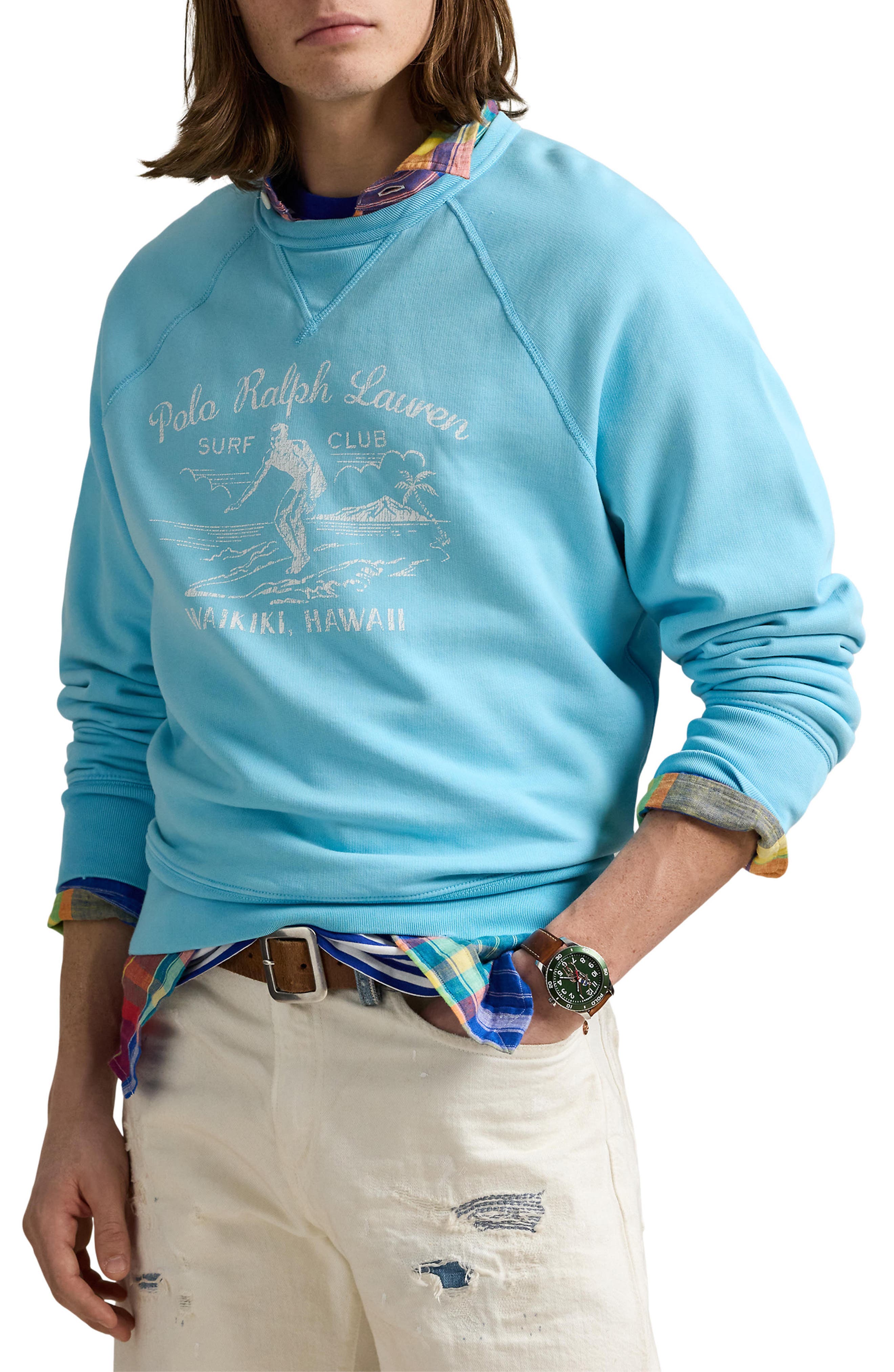 Polo Ralph Lauren Surf Club Graphic Sweatshirt (Men) | Nordstromrack