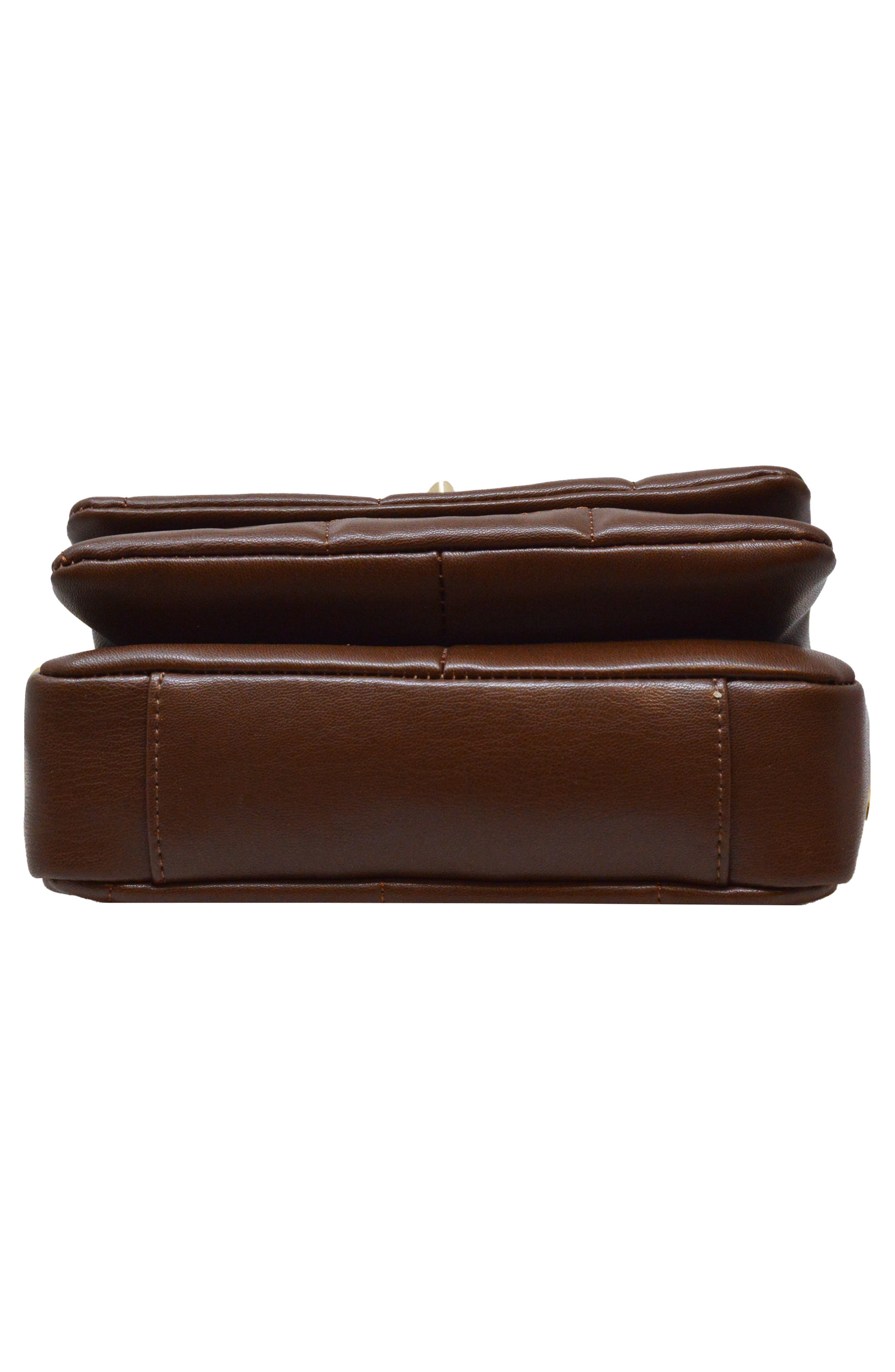 Veronica Convertible Shoulder Bag, Alternate, color, CHOCOLATE