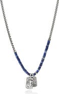 John Hardy Heishi Tag Pendant Necklace