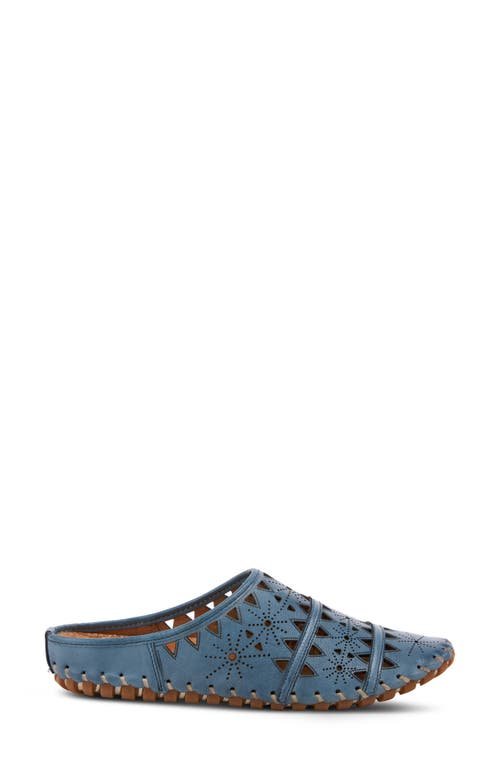 Spring Step Fusalide Mule In Blue