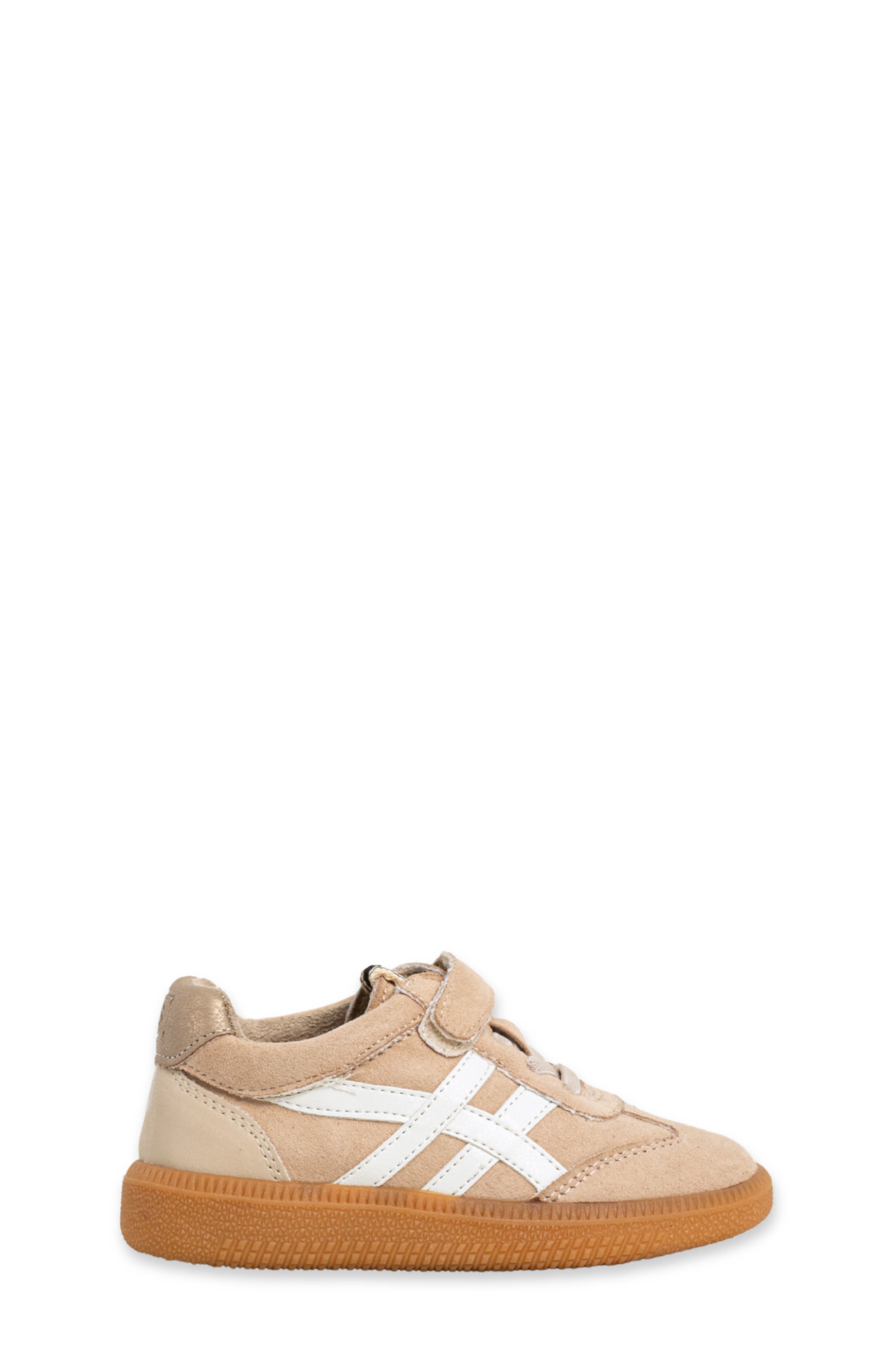 Kids' Sasha Mini Sneaker, Alternate, color, NUDE SUEDE
