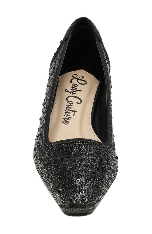 Lady Couture Fever Rhinestone Flat In Multi