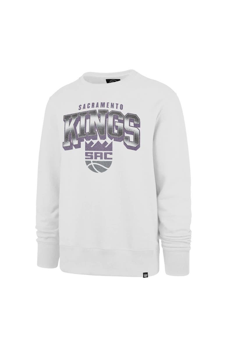 '47 Men's '47 White Sacramento Kings Spotlight Headline Pullover Sweatshirt, Alternate, color, White