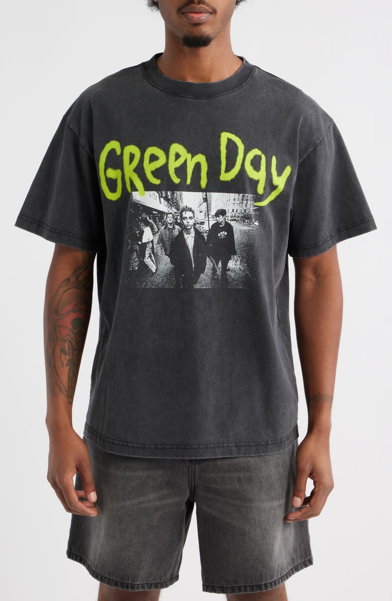 ID Supply Co Green Day Photo Graphic T-Shirt, Main, color,