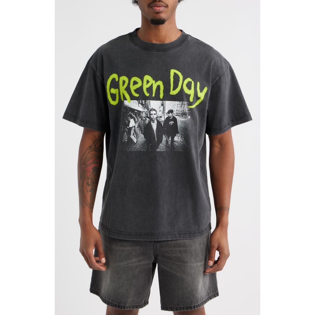 ID Supply Co Green Day Photo Graphic T-Shirt in Black  product