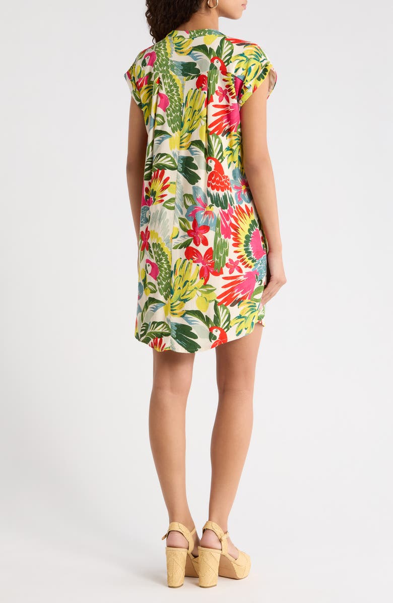 SUGARLIPS Wissa Tropical Jasla Minidress, Alternate, color, Bright-Multi