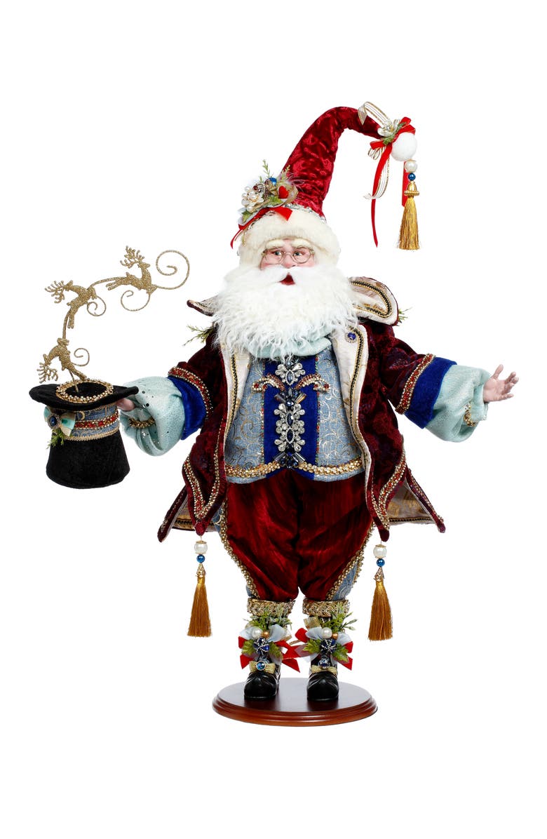 Mark Roberts Magic of Christmas Santa, Main, color, Blue